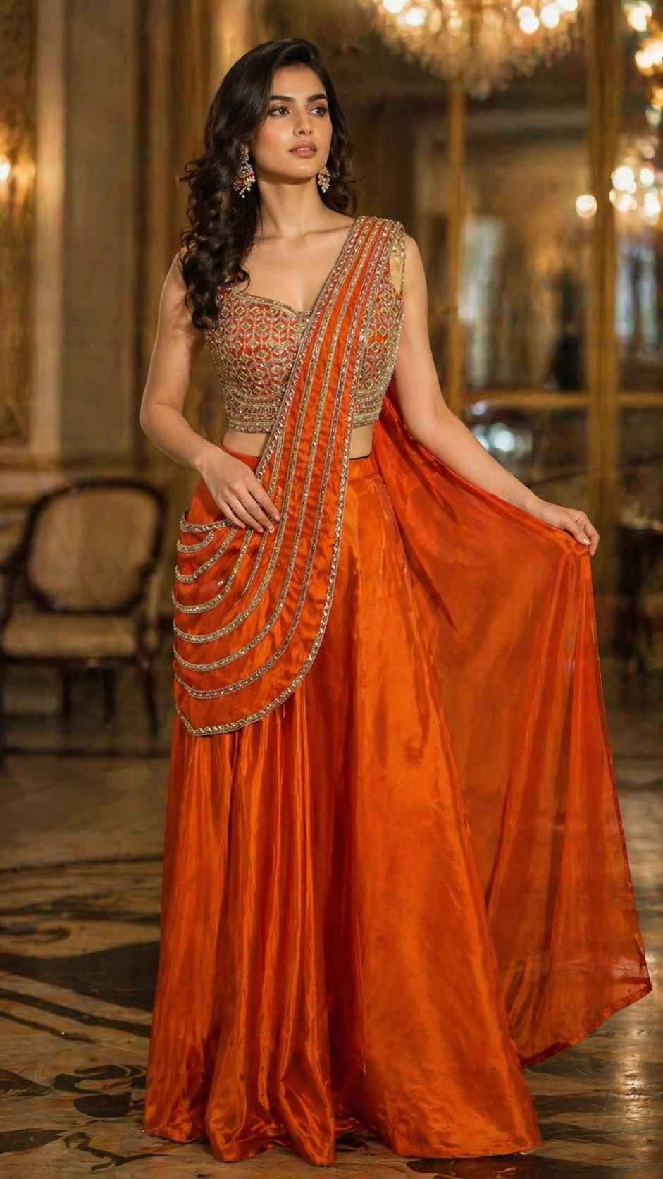A469 By Amoha Trendz Indian Traditional Wear Collection Beautiful Stylish Fancy Colorful Party Wear & Occasional Wear Fancy Sarees At Wholesale Price